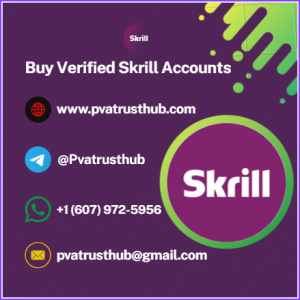 Buy Verified Skrill Accounts